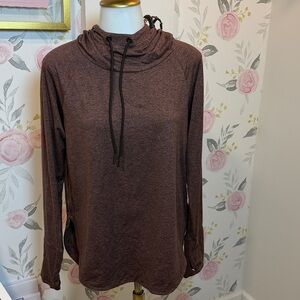 Athleta Uptempo Brown Heather Hoodie
Pullover Sweatshirt Size S